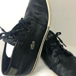 Vintage Mens Lacoste Shoe Size 13 Timeless Black
